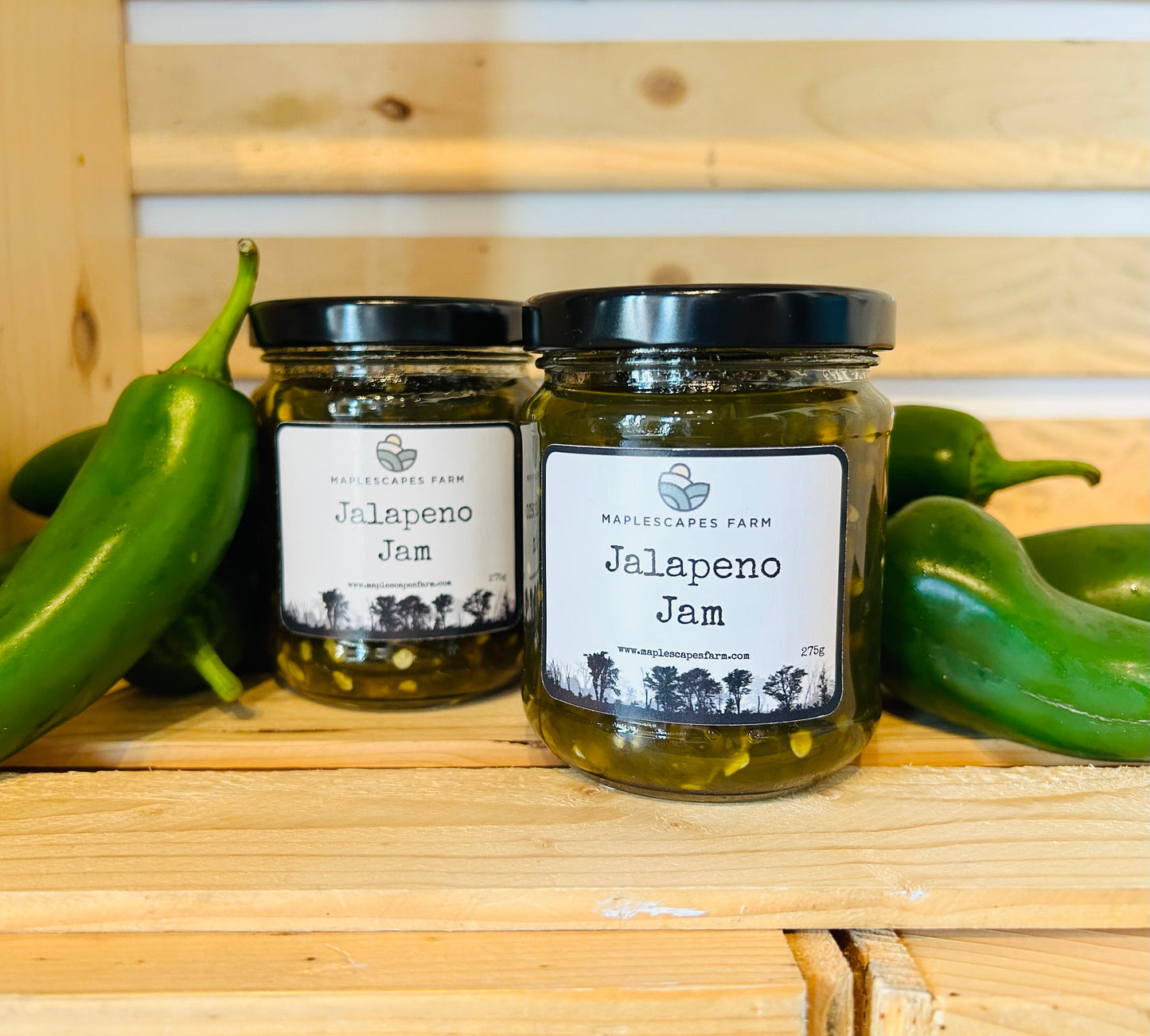 Jalapeno Jam - Maplescapes Farm Odessa