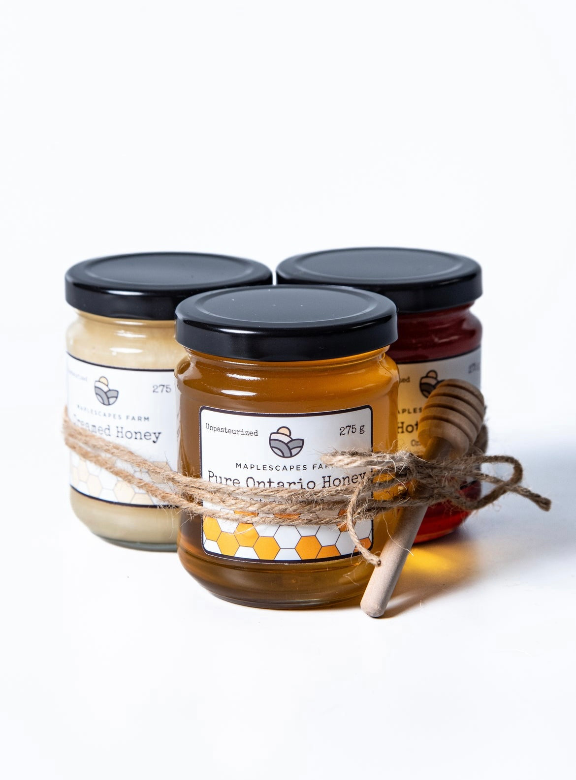 Pure Ontario Honey 3 Pack - Maplescapes Farm Odessa