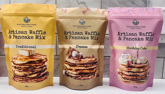 Artisan Waffle & Pancake Mix - Maplescapes Farm Odessa