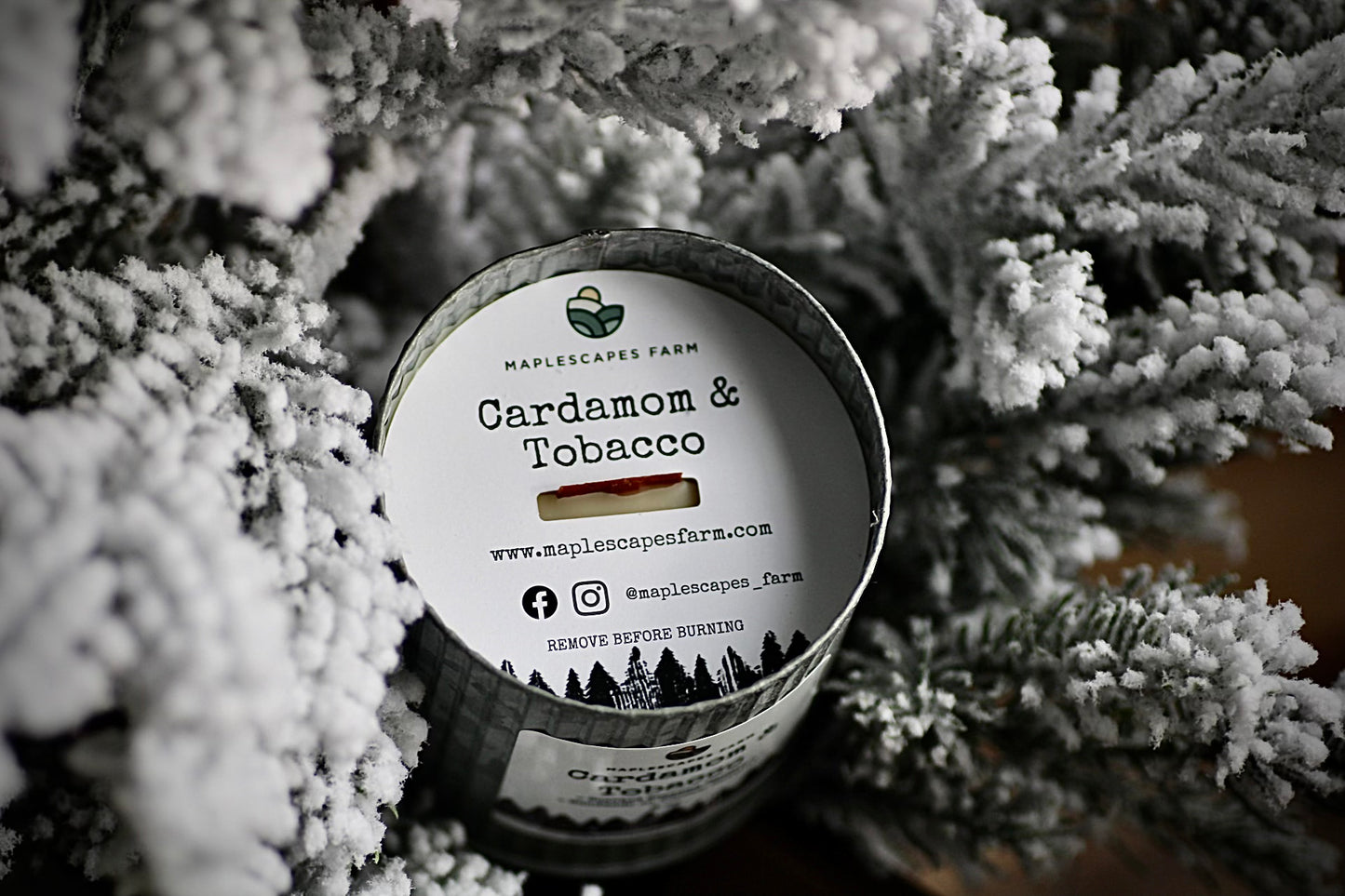 Rustic Beeswax Candle - Maplescapes Farm Odessa