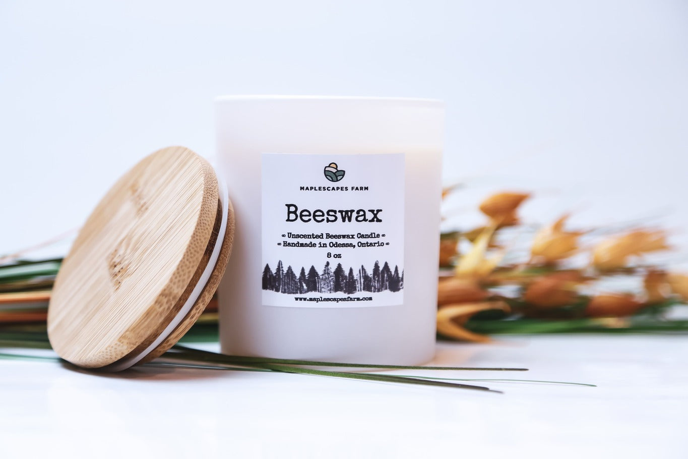 Beeswax Candle - Maplescapes Farm Odessa
